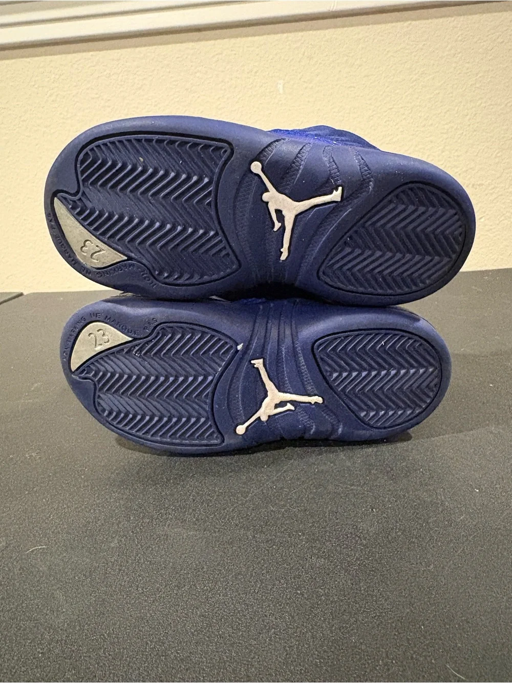 Jordan Air Jordan 12 Retro Deep Royal Blue Suede Baby Sneakers Jumpman Logo 9C